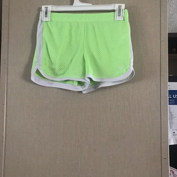 Justice Neon Green Mesh Shorts Size 10 - Picture 5 of 10